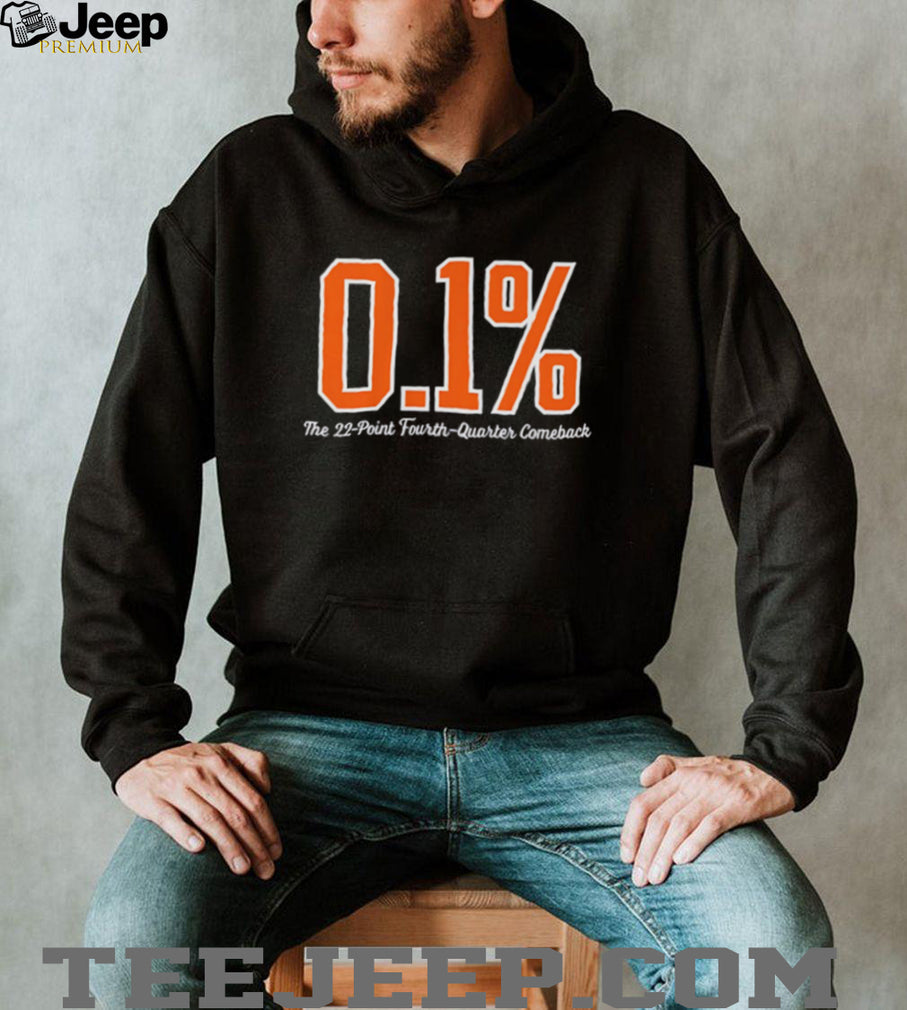 0.1 Percent The 22 Point Fourth Quarter Comeback T Shirt