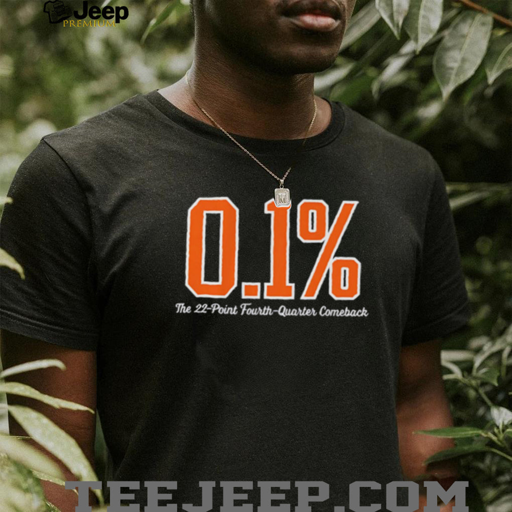 0.1 Percent The 22 Point Fourth Quarter Comeback T Shirt