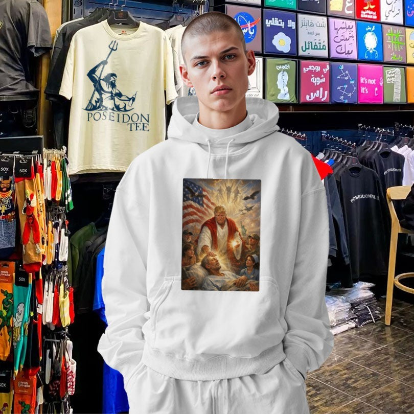 Pope Leo Xiv President Trump Jesus Christ Artwork 2026 T-shirt