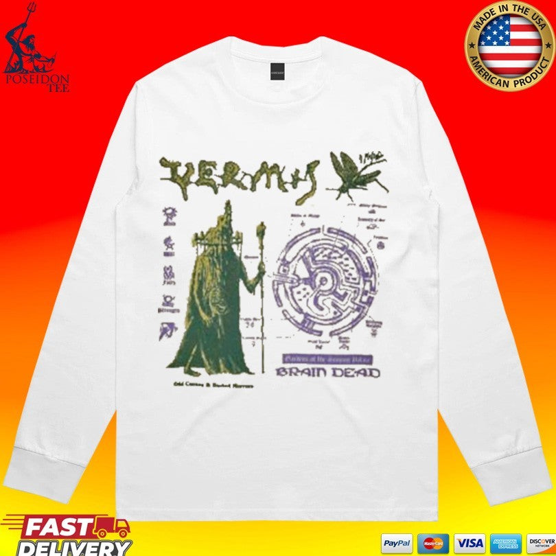 Brain Dead Fantasy Games Vermis Old Curses T-shirt