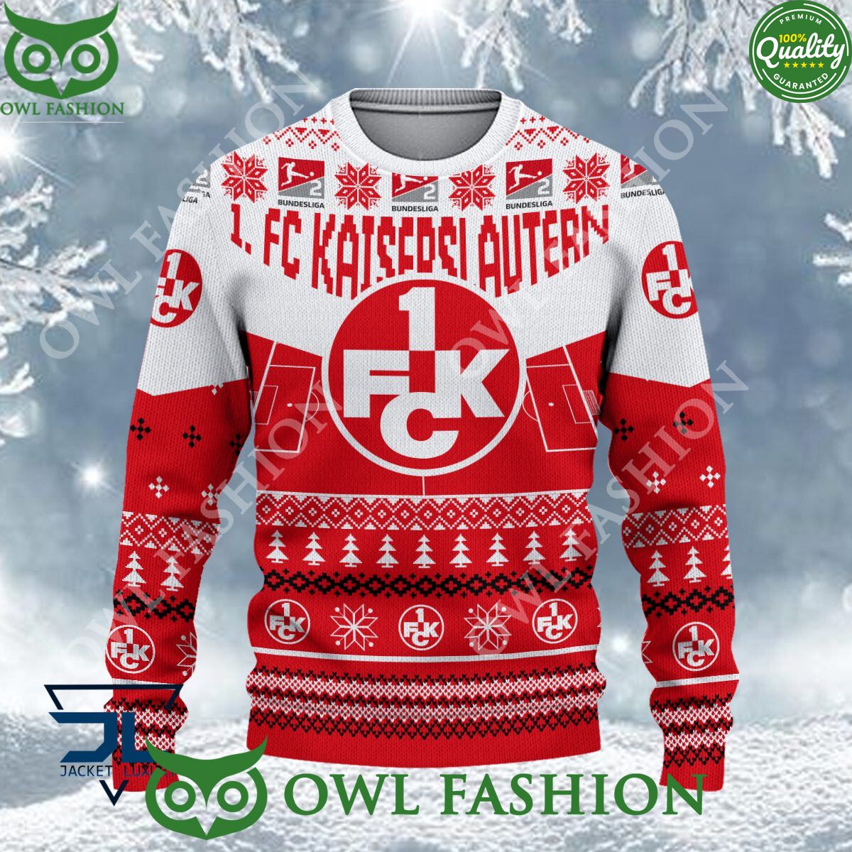 1. FC Kaiserslautern Limited For Bundesliga Fans Ugly Sweater Jumper