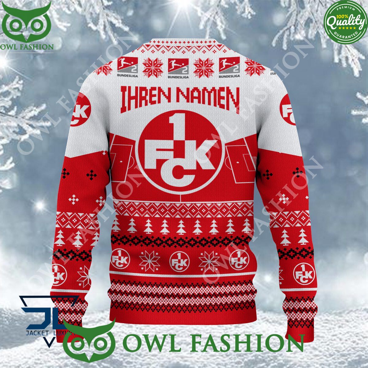 1. FC Kaiserslautern Limited For Bundesliga Fans Ugly Sweater Jumper