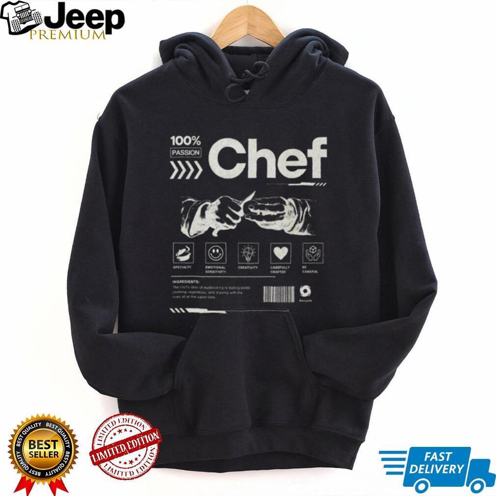 100% Passion Chef Specialty Ingredients Acid Wash Streetwear T Shirt
