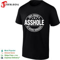100 percent grade A asshole all natural ingredients star badge shirt