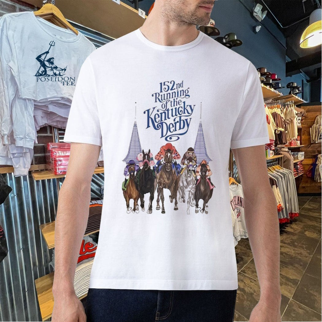 152nd Running Of The Kentucky Derby Art Of The Derby Coming At You T-shirt