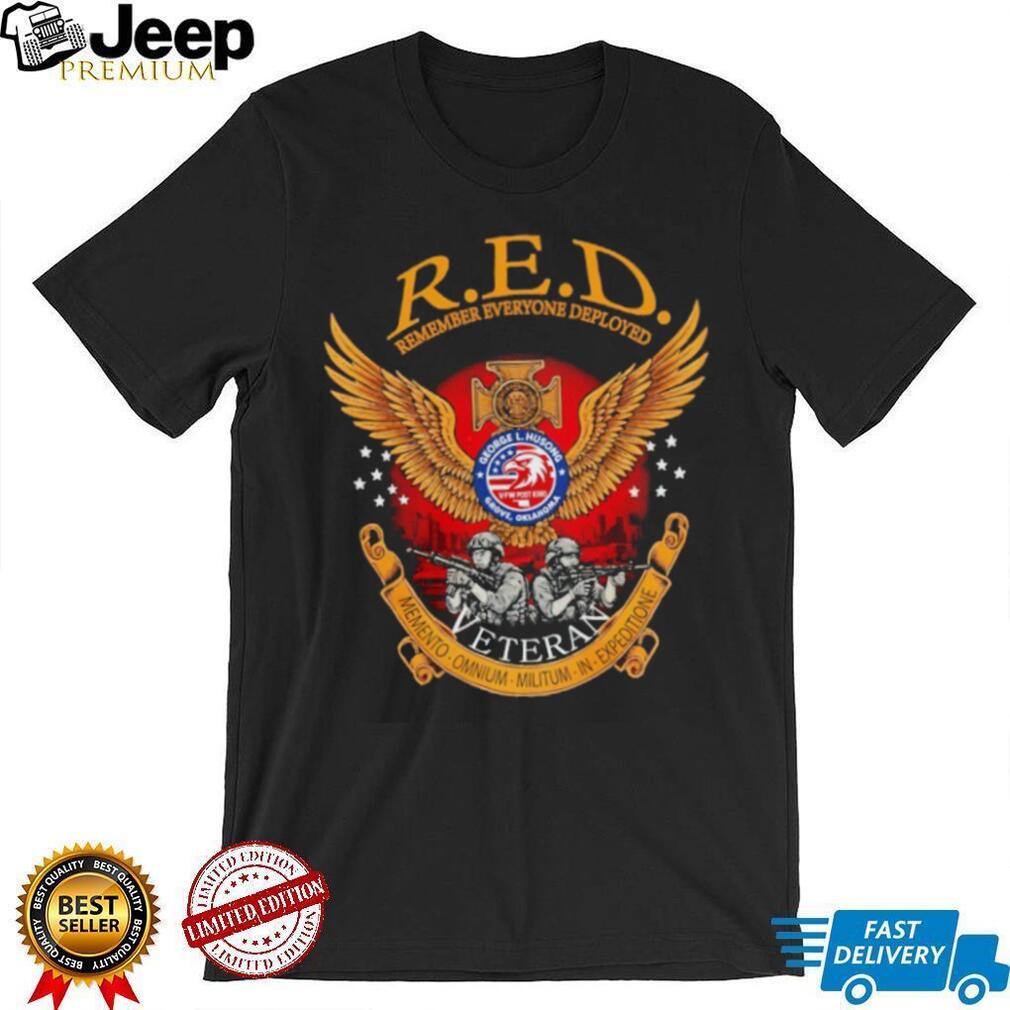 R.E.D. Remember Everyone Deployed Veteran VFW Post 6360 T Shirt