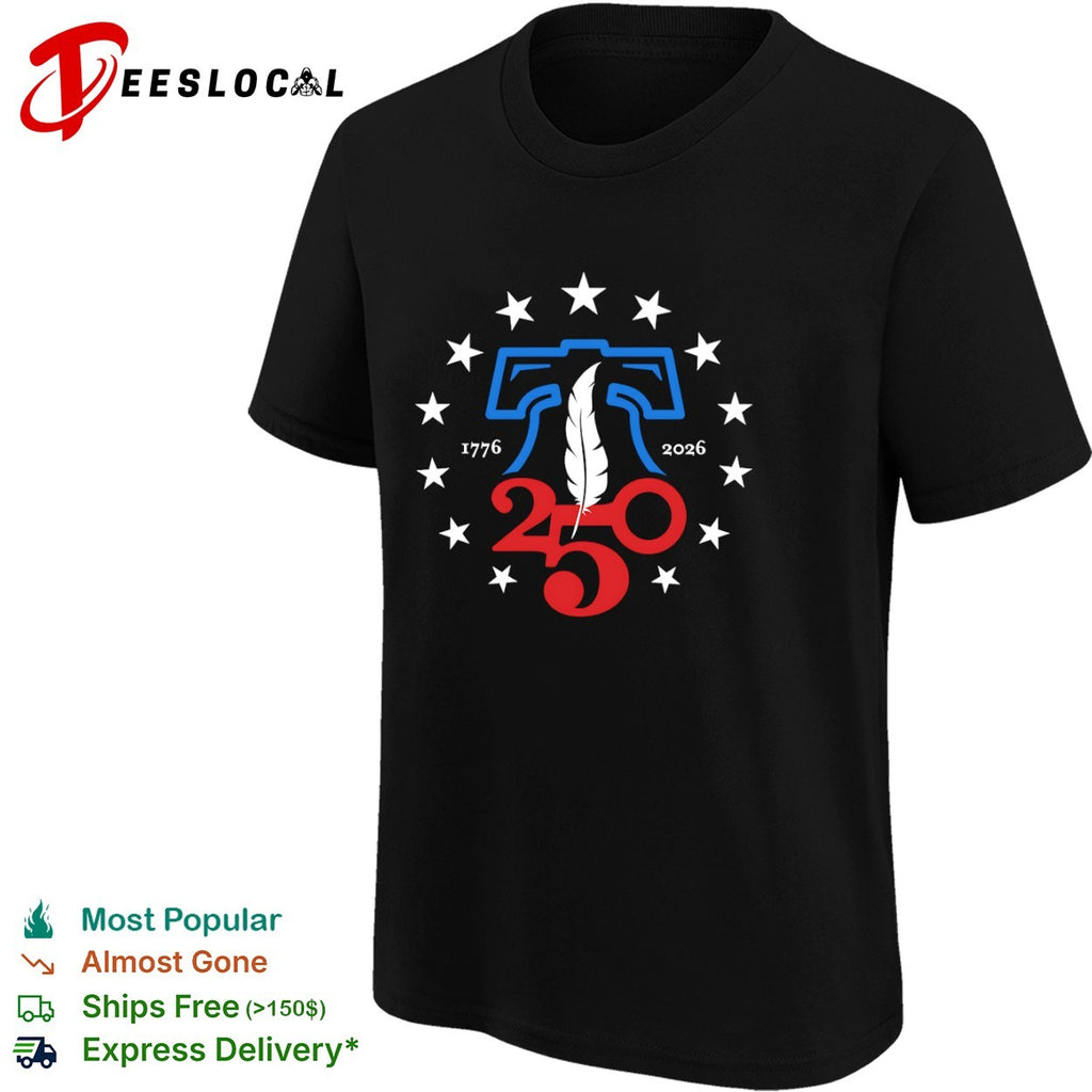 1776 2026 250 Liberty Bell Feather United States Semiquincentennial Anniversary shirt