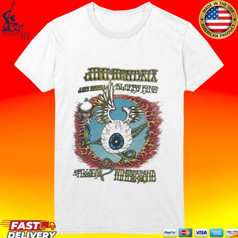 1970s Jimi Hendrix John Mayall Albert King T-shirt