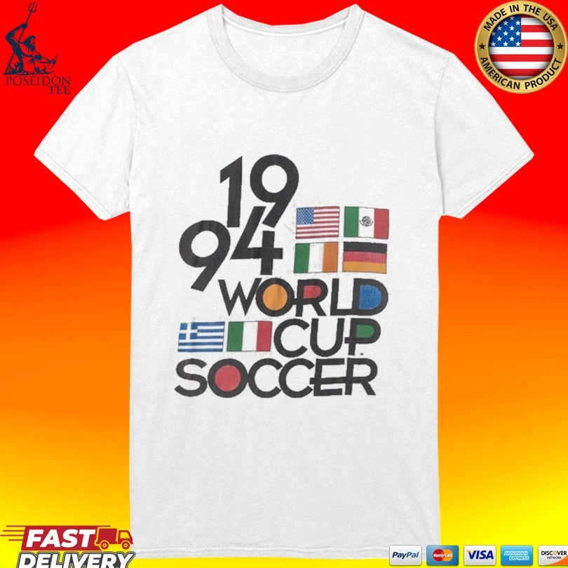 1994 World Cup Soccer Flags T-shirt