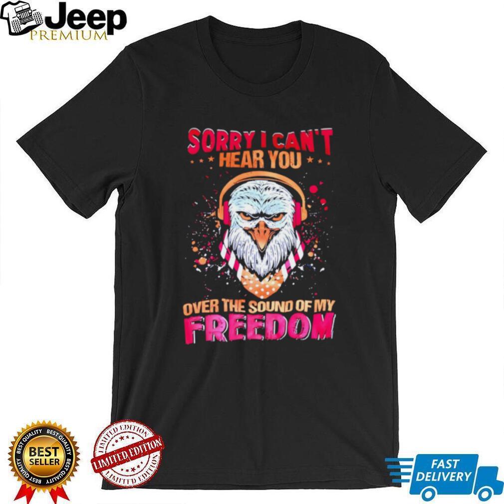 Patriotic Eagle Headphones “Sound Of My Freedom” T Shirt