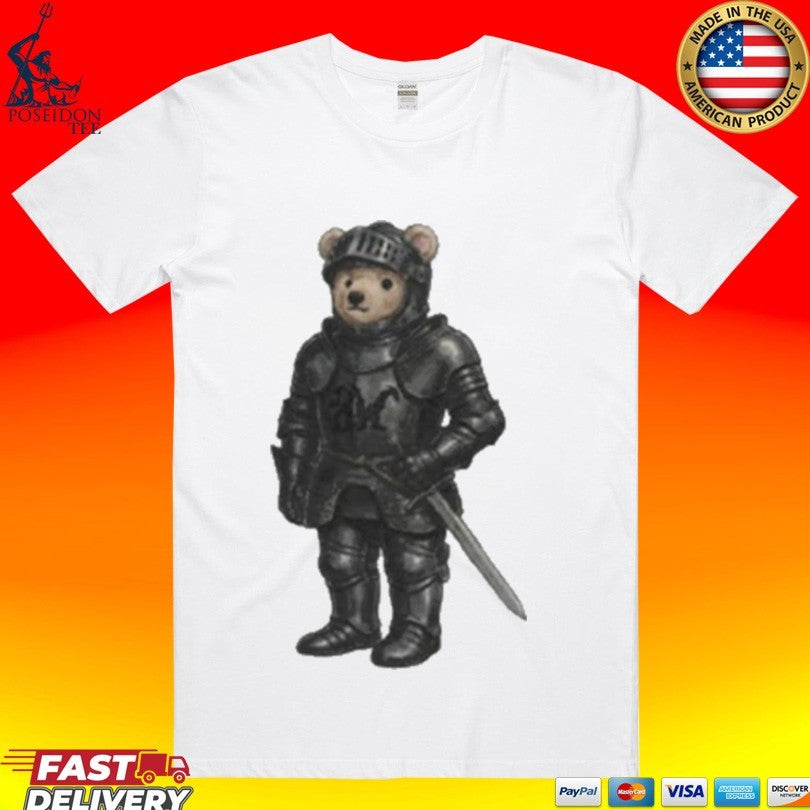 8thwndr Armored Bear T-shirt