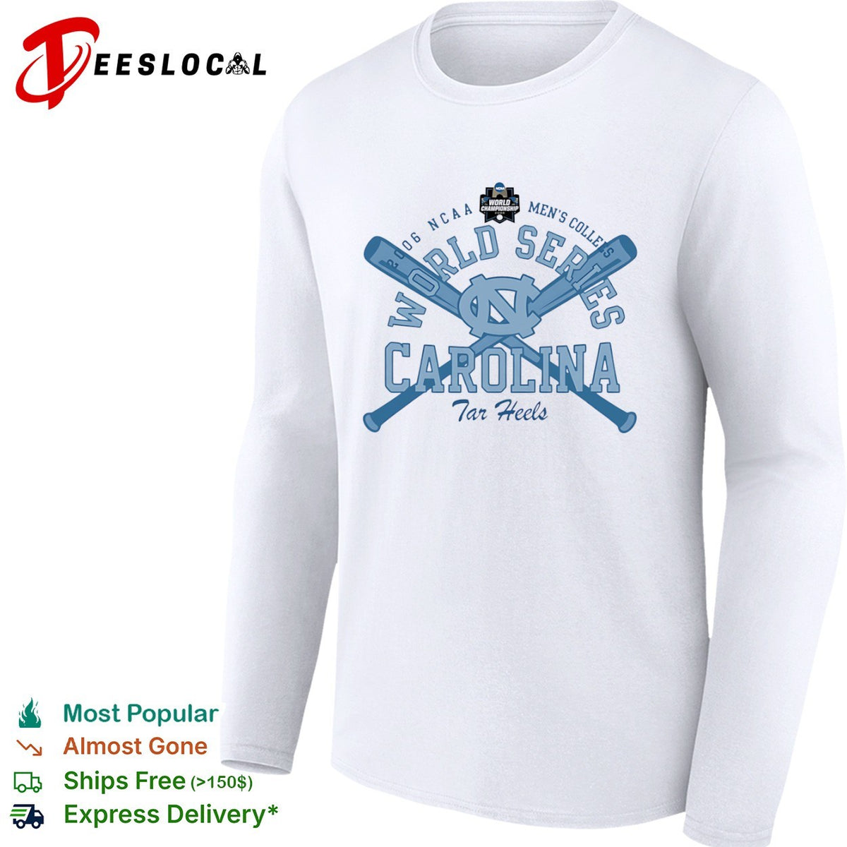 2006 NCAA World Series North Carolina Tar Heels Men College Baseball Team shirt