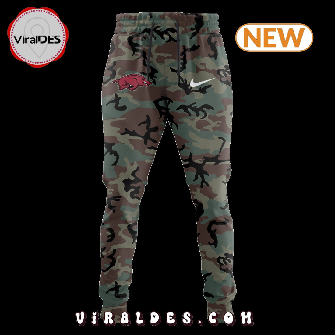 2024 Arkansas Razorbacks Veteran Camo Hoodie, Jogger, Cap