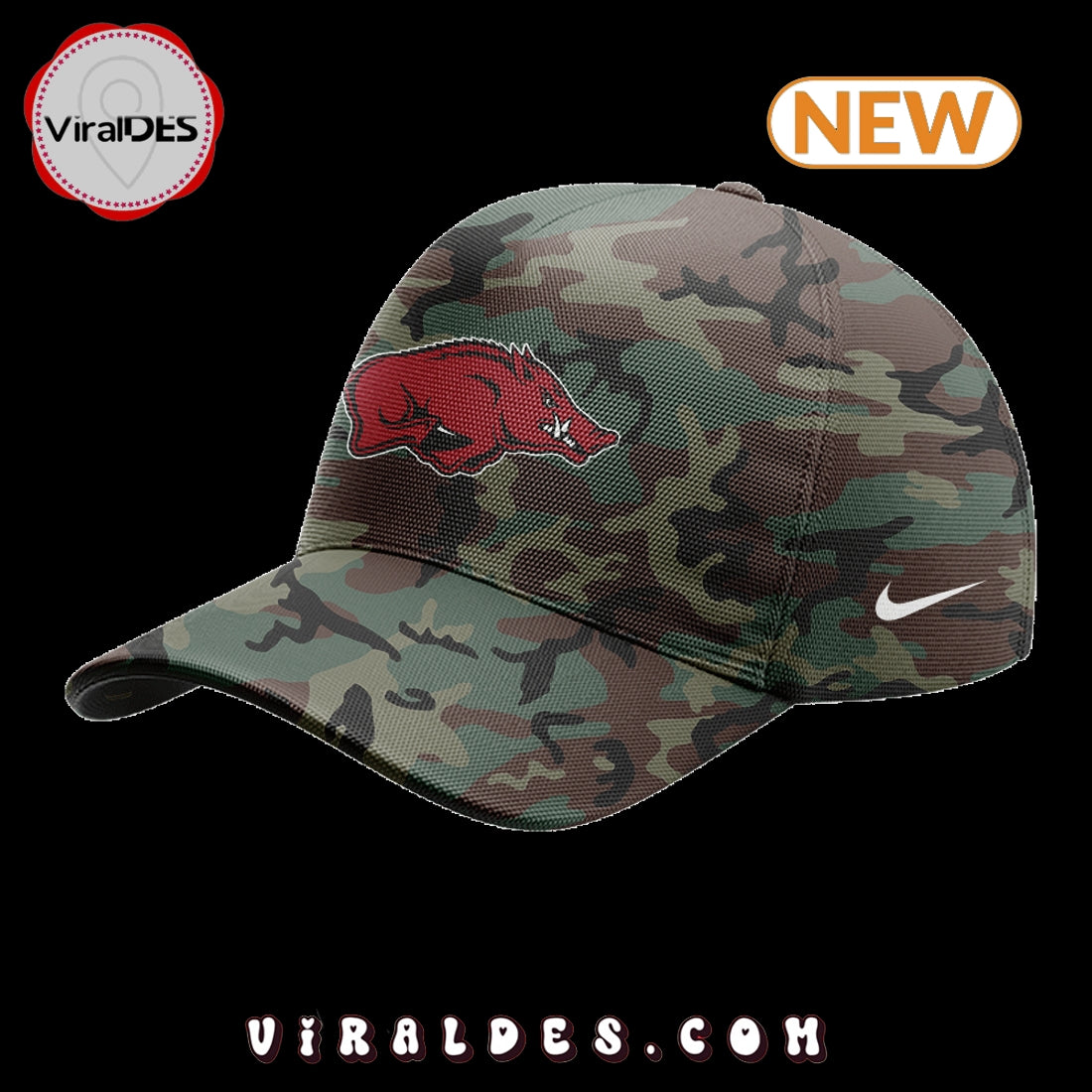 2024 Arkansas Razorbacks Veteran Camo Hoodie, Jogger, Cap