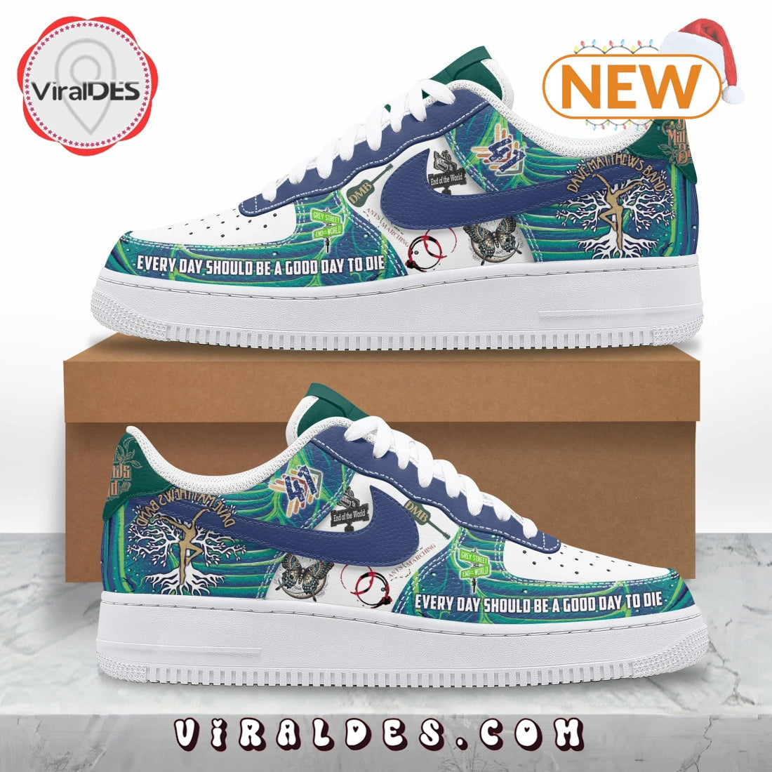 2024 Dave Matthews Band Merry Christmas Air Force 1