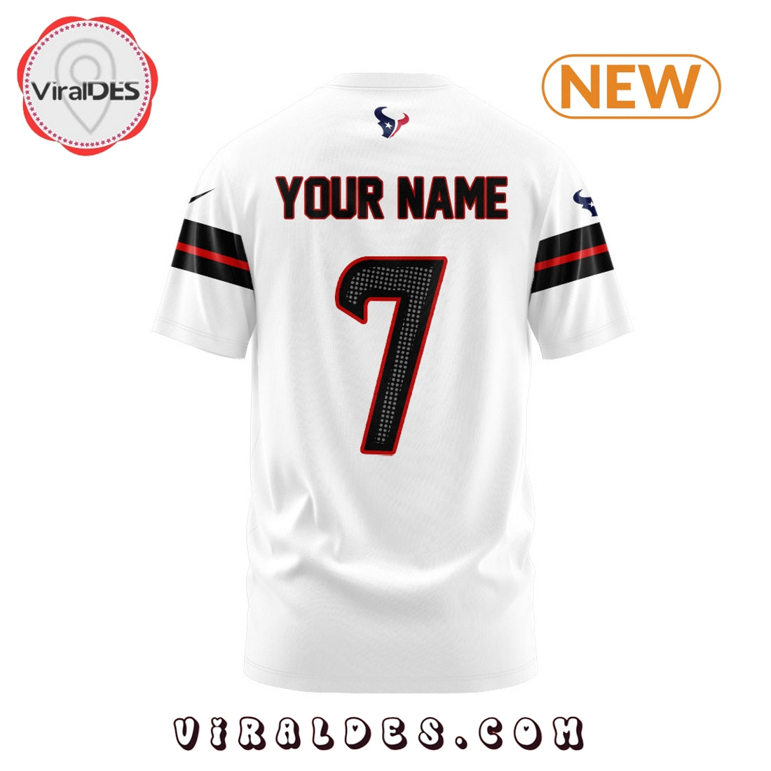 2024 Houston Texans White T-Shirt, Jogger, Cap