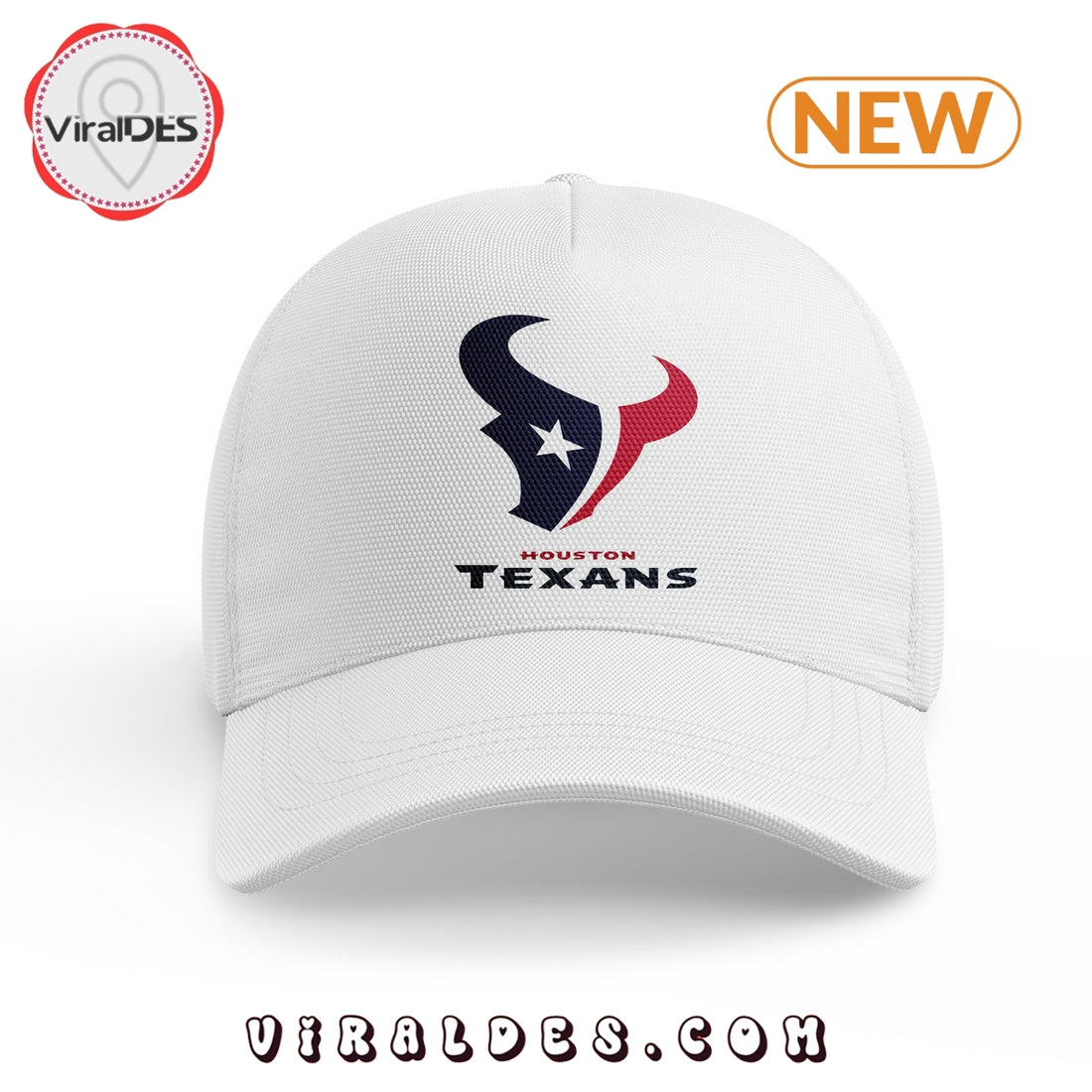 2024 Houston Texans White T-Shirt, Jogger, Cap