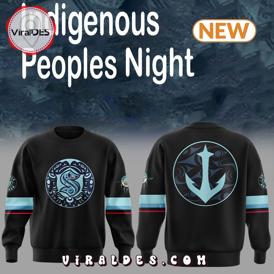 2024 Seattle Kraken Indigenous Peoples Night Sweatshirt