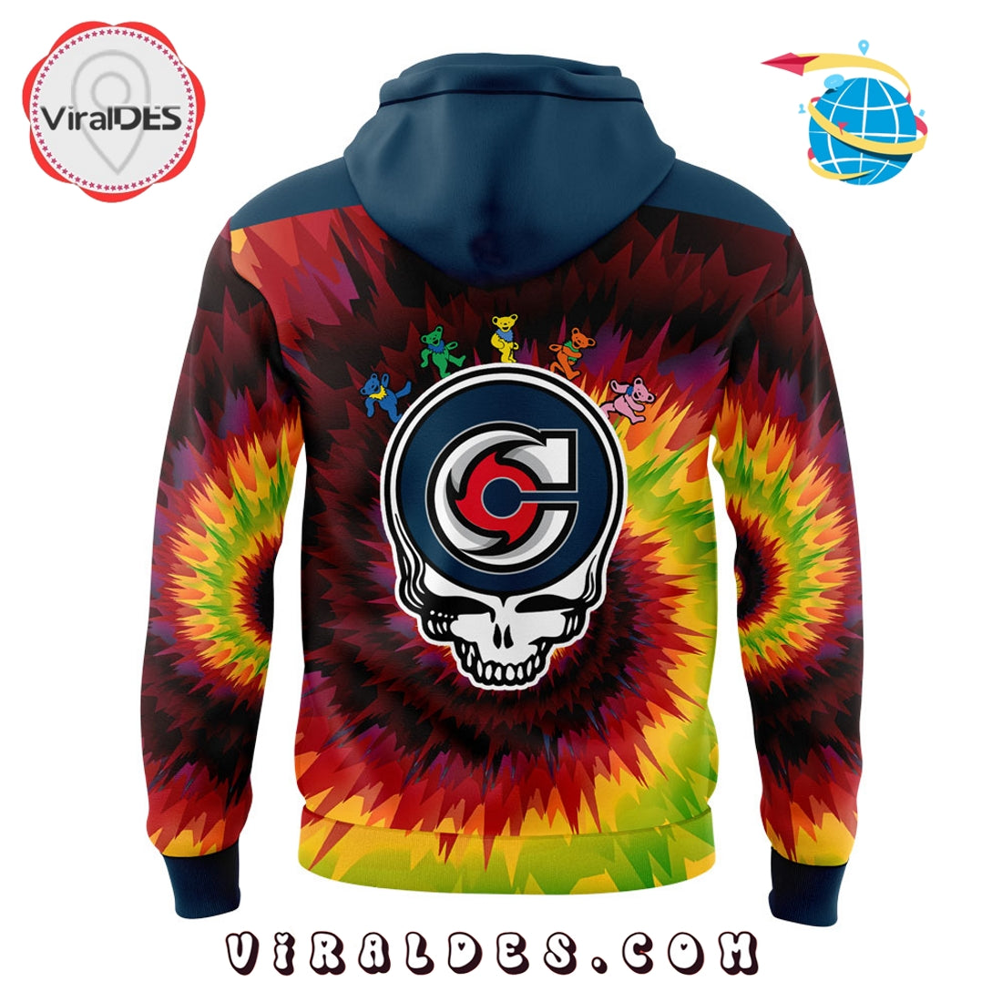 2025 Cincinnati Cyclones Grateful Dead Night Hoodie, Pants