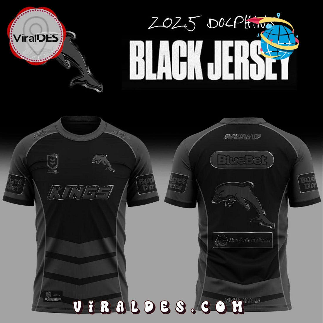 2025 Dolphins Back In Black Limited Edition Hoodie
