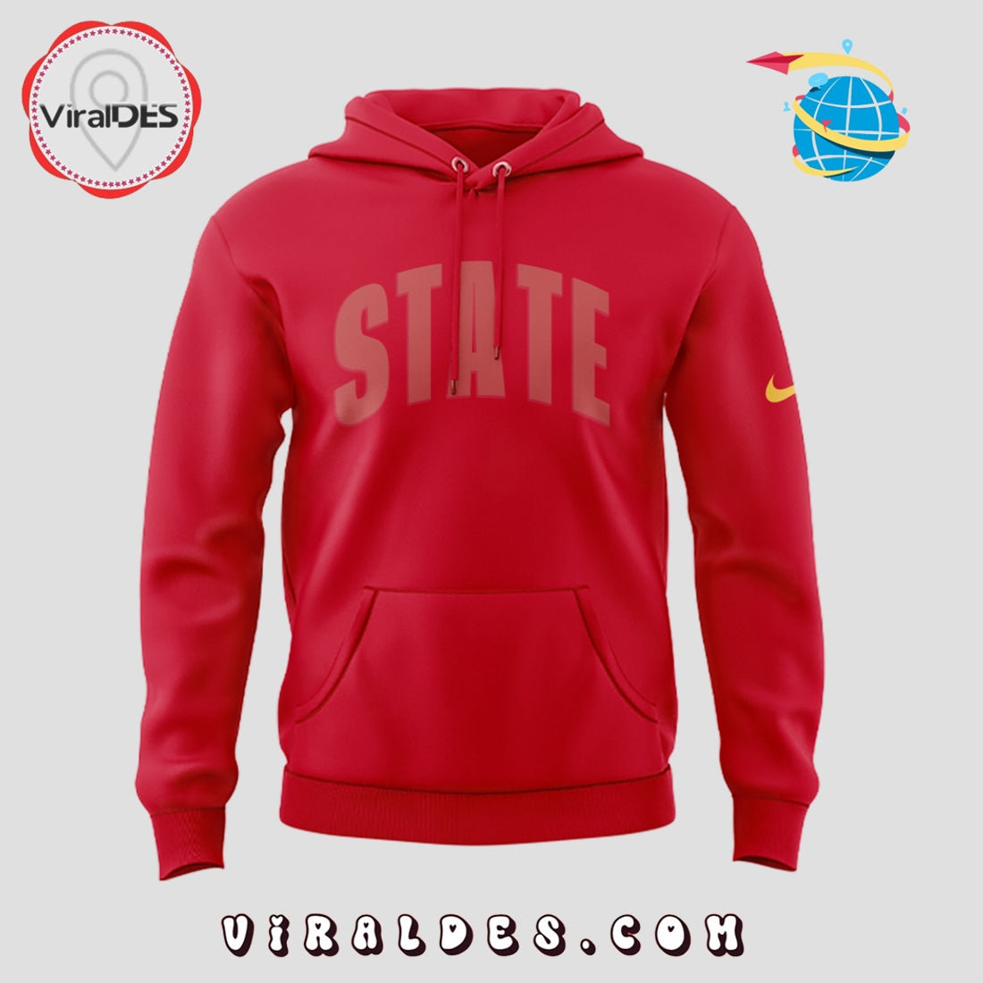 2025 Iowa State Cyclones Football Red Hoodie