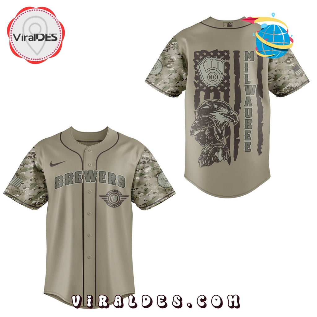 2025 Milwaukee Brewers x Veteran U.S Baseball Jersey