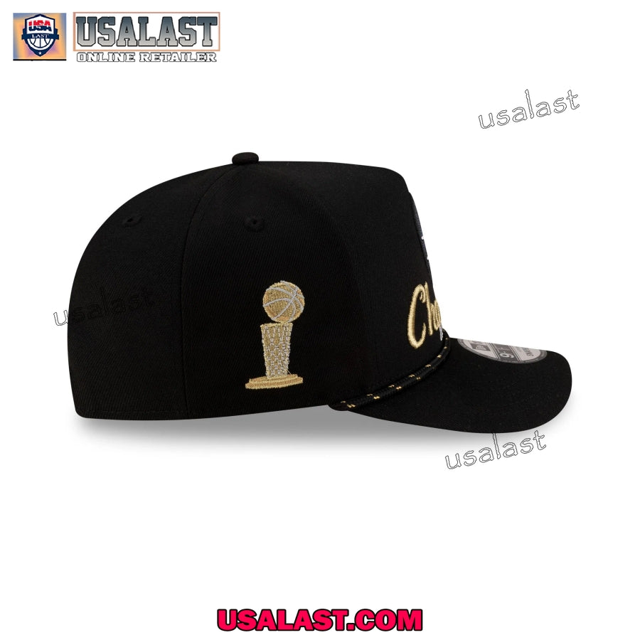2025 NBA Champions Oklahoma City Thunder Black Snapback Hat