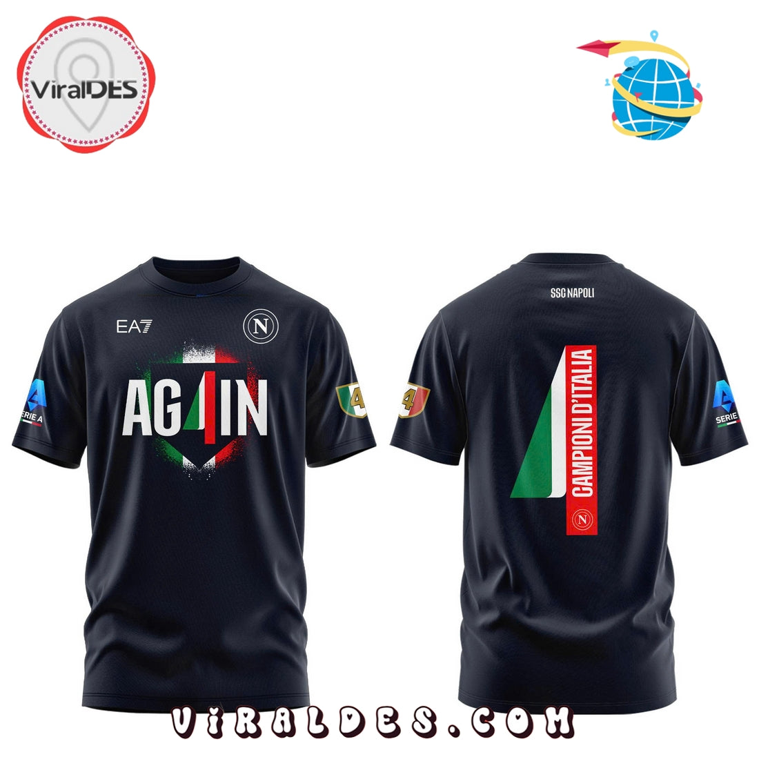 2025 SSC Napoli Campioni d’Italia New Hoodie