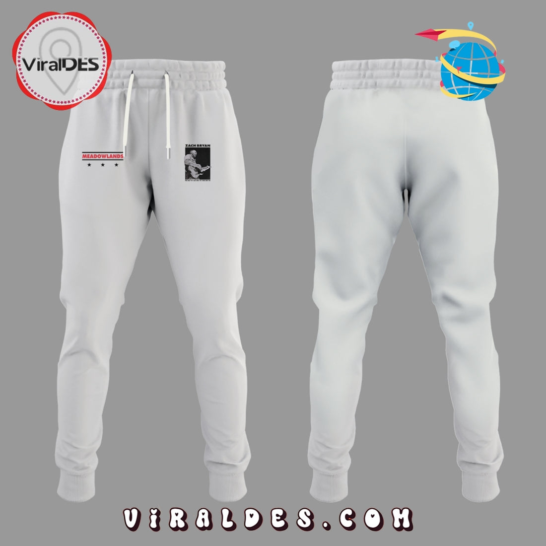 2025 Zach Bryan Meadowlands Cream Hoodie, Long Pants