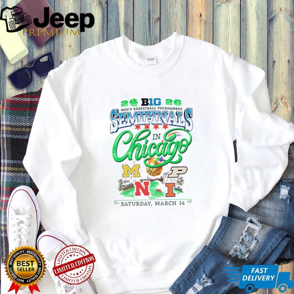 2026 Big Ten Men’s Basketball Tournament Semifinals Chicago T Shirt