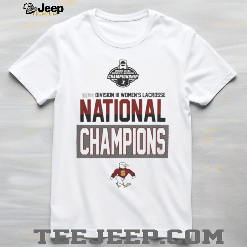 2026 DIII Women’s Lacrosse Salisbury Sea Gulls Champions Logo Shirt