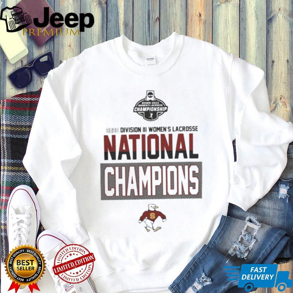 2026 DIII Women’s Lacrosse Salisbury Sea Gulls Champions Logo Shirt