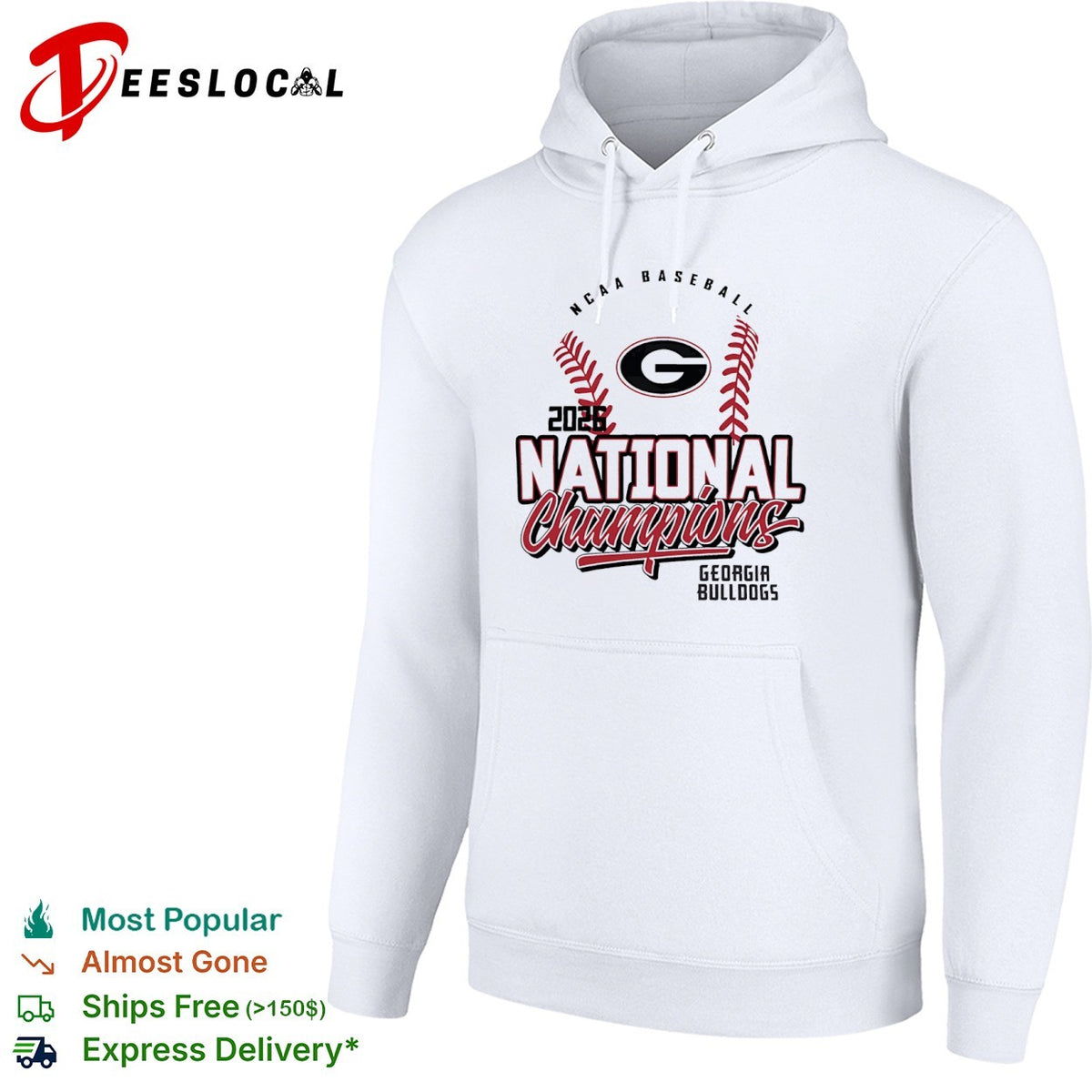 2026 Georgia Bulldogs NCAA Baseball National Champions Georgia Bulldogs shirt