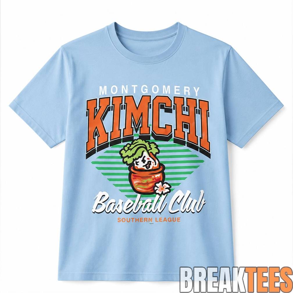 2026 Montgomery Biscuits Montgomery Kimchi Baseball Club Shirt