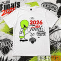 2026 NBA Finals Spurs Wemby Alien Pee On Knicks Shirt