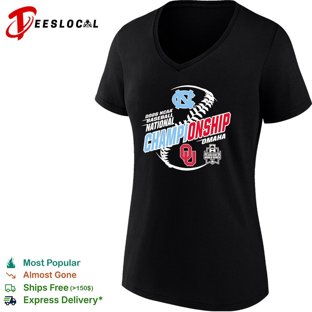 2026 NCAA Baseball National Championship Omaha North Carolina vs Oklahoma Sooners shirt