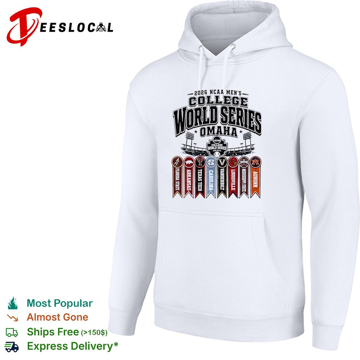 2026 NCAA College World Series Omaha Florida State Arkansas Texas Tech Carolina shirt