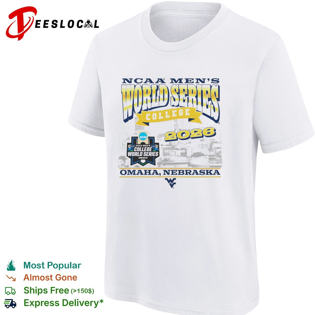 2026 NCAA College World Series Omaha Nebraska West Virginia Mountaineers shirt