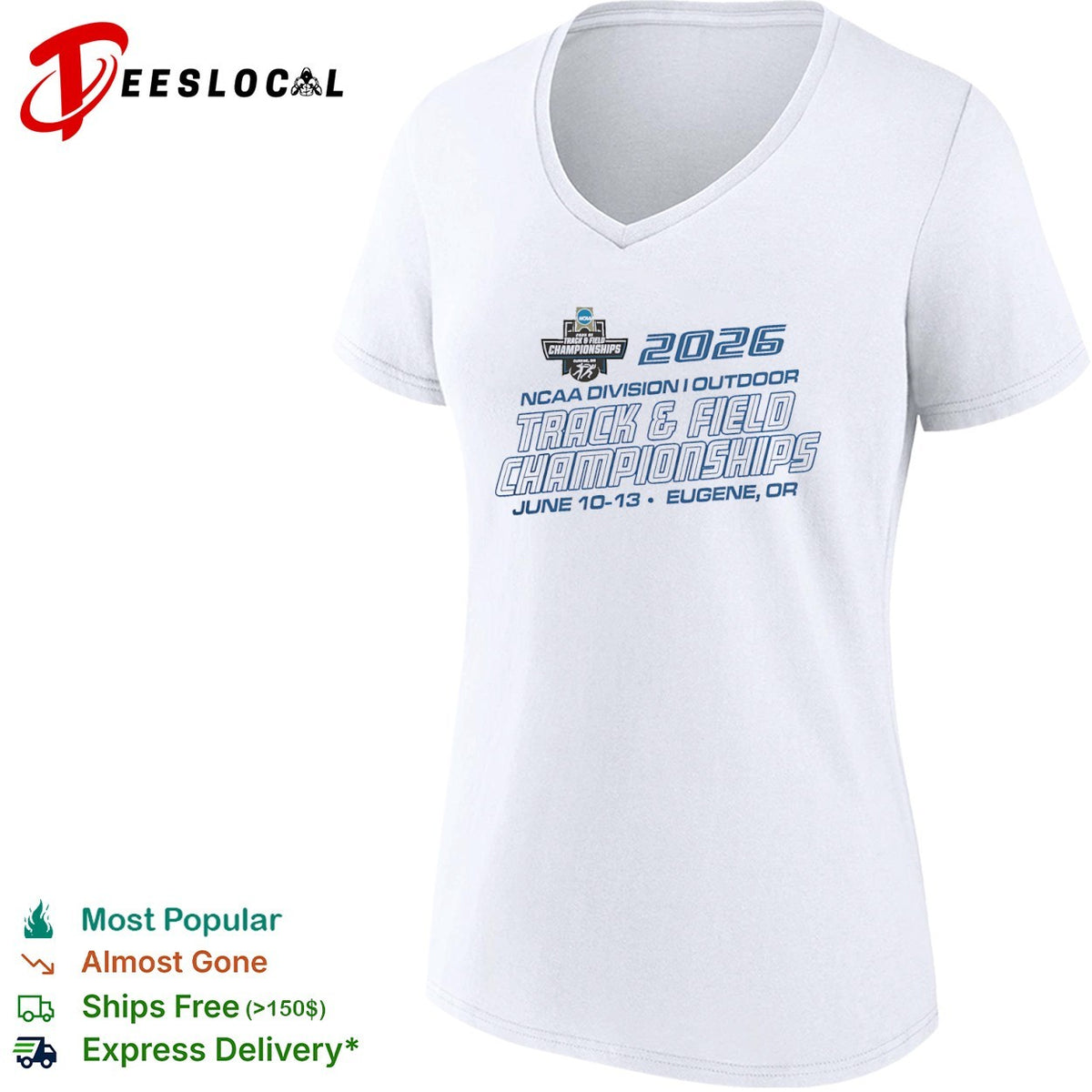 2026 NCAA Division I Outdoor Track and Field Championships June 10-13 Eugene OR shirt