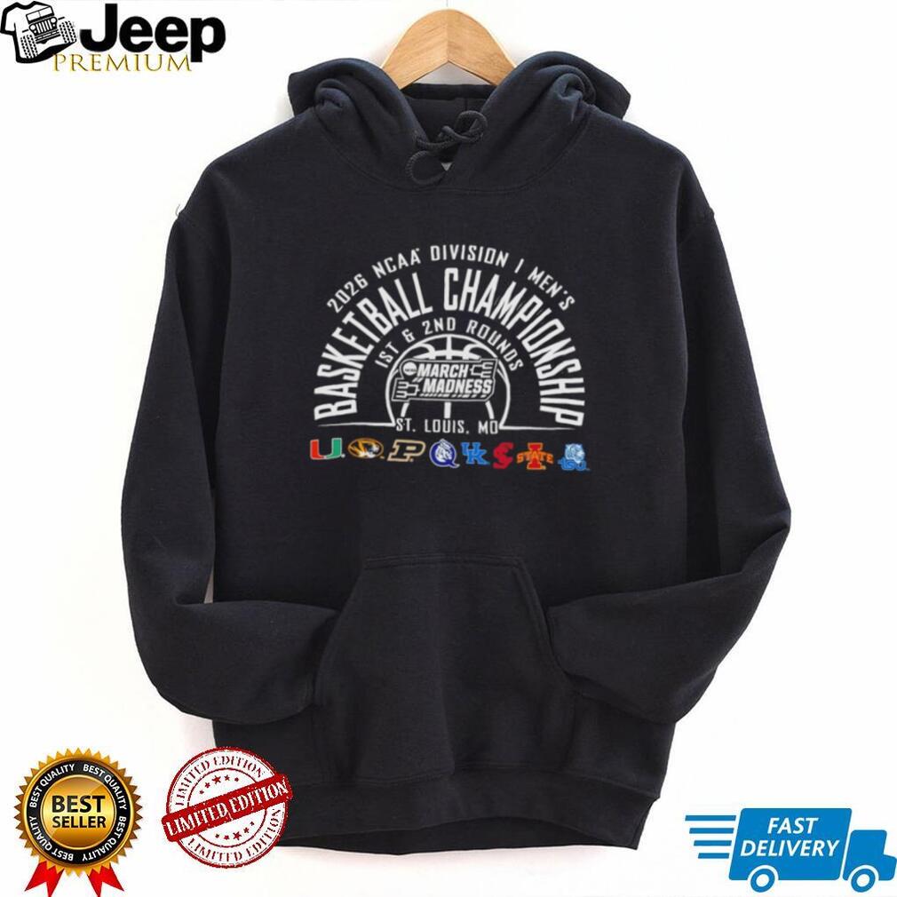 2026 NCAA March Madness St. Louis MO 1st & 2nd Rounds T Shirt