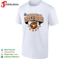 2026 NCAA Men’s College World Series Texas Longhorns Charles Schwab Field shirt