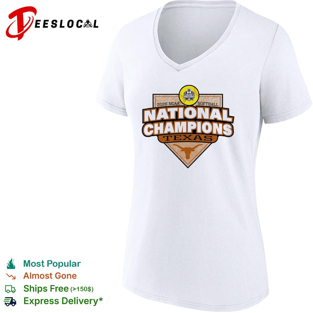 2026 NCAA Softball National Champions Texas Longhorns Women College World Series shirt