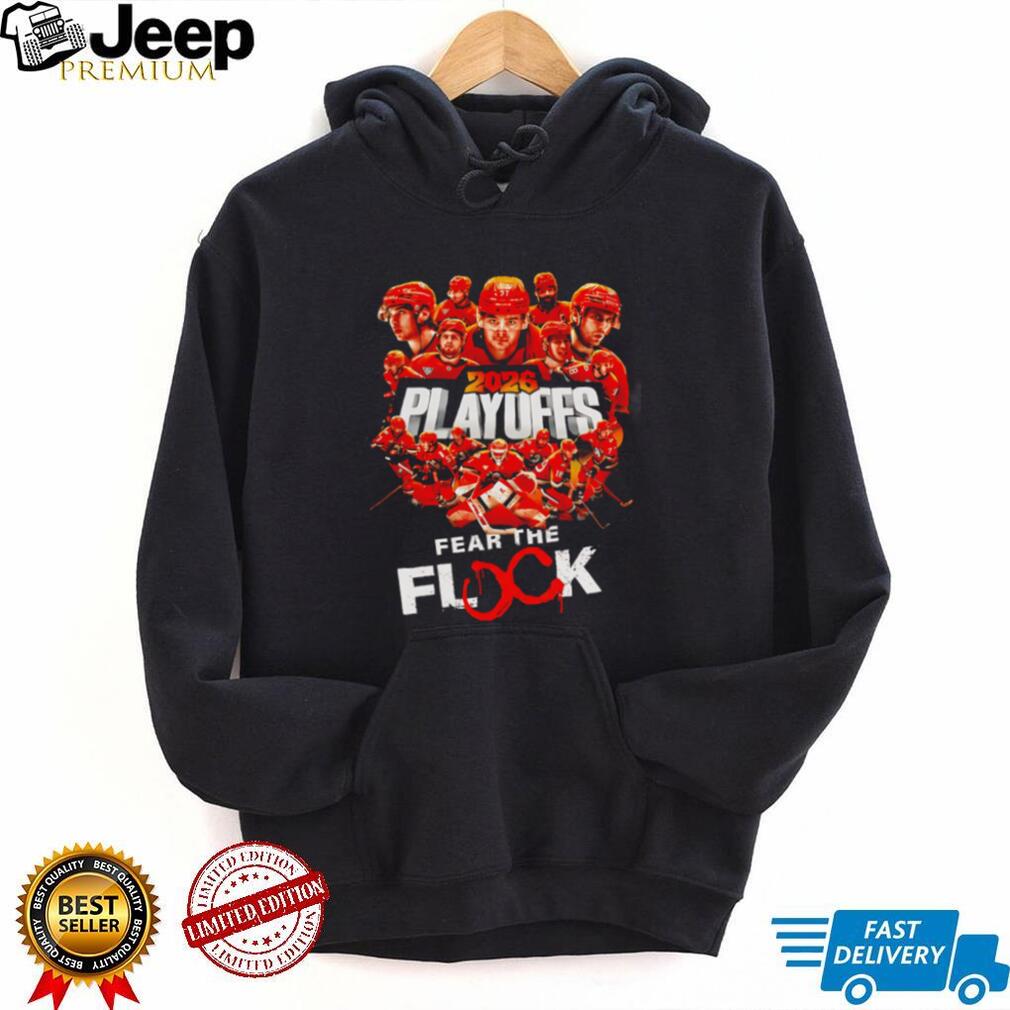 2026 Playoffs Fear The Flock Hockey Graphic Sports Fan T Shirt