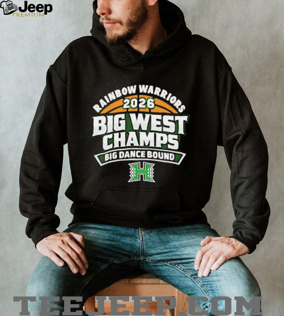 2026 Rainbow Warriors Big West Champs Big Dance Bound Basketball Tee