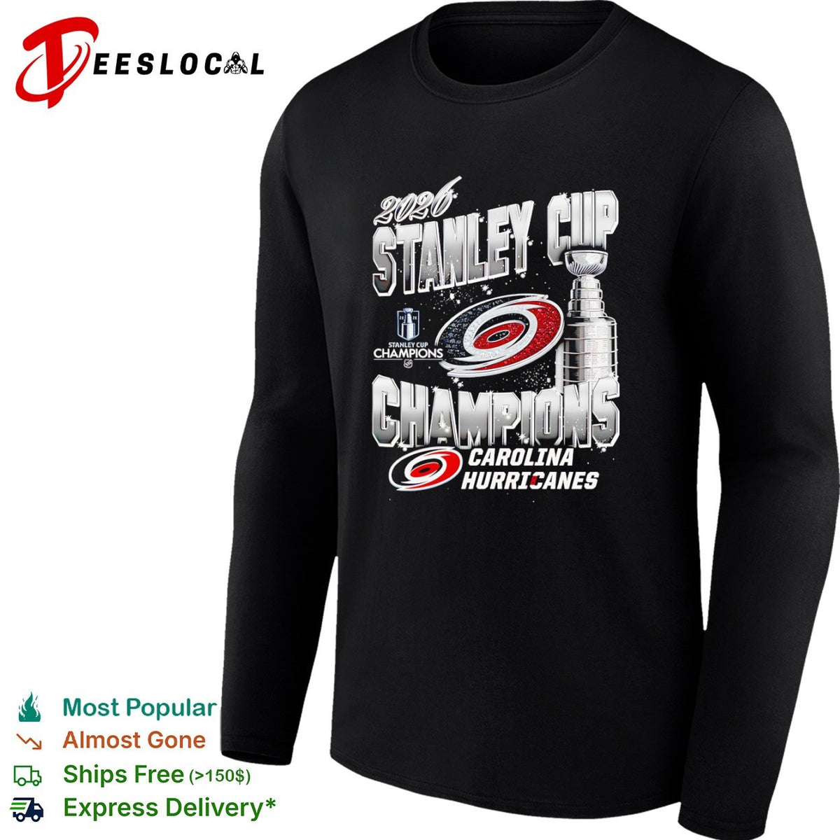 2026 Stanley Cup Champions Carolina Hurricanes 2026 Stanley Cup Champions shirt