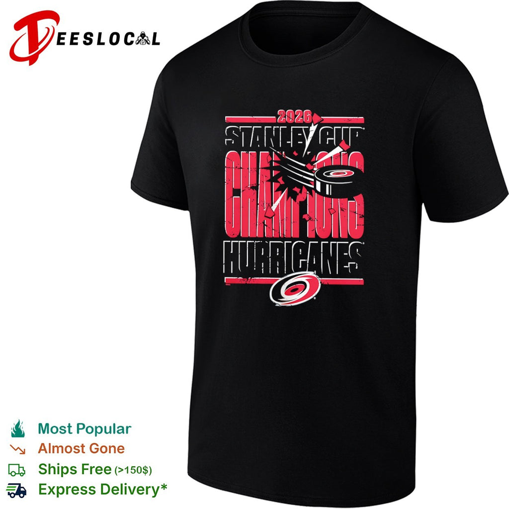 2026 Stanley Cup Champions Carolina Hurricanes ice hockey shirt