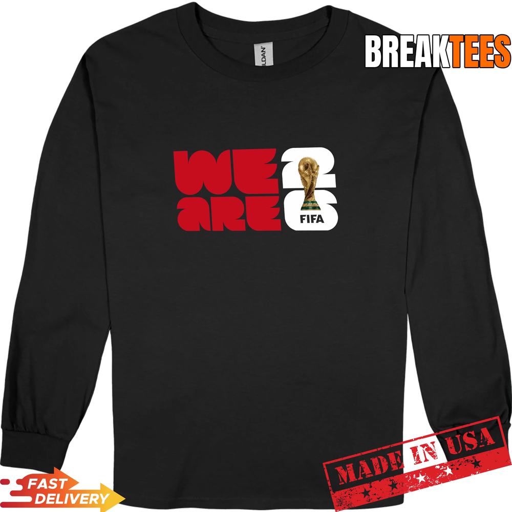 2026 World Cup We Are 26 Emblem Dark T-Shirt – Unisex – Wear the Glory