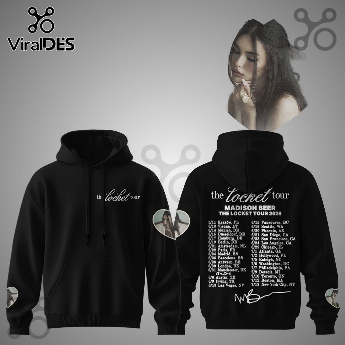 2026 Madison Beer The Locket Tour Hoodie And Joggers