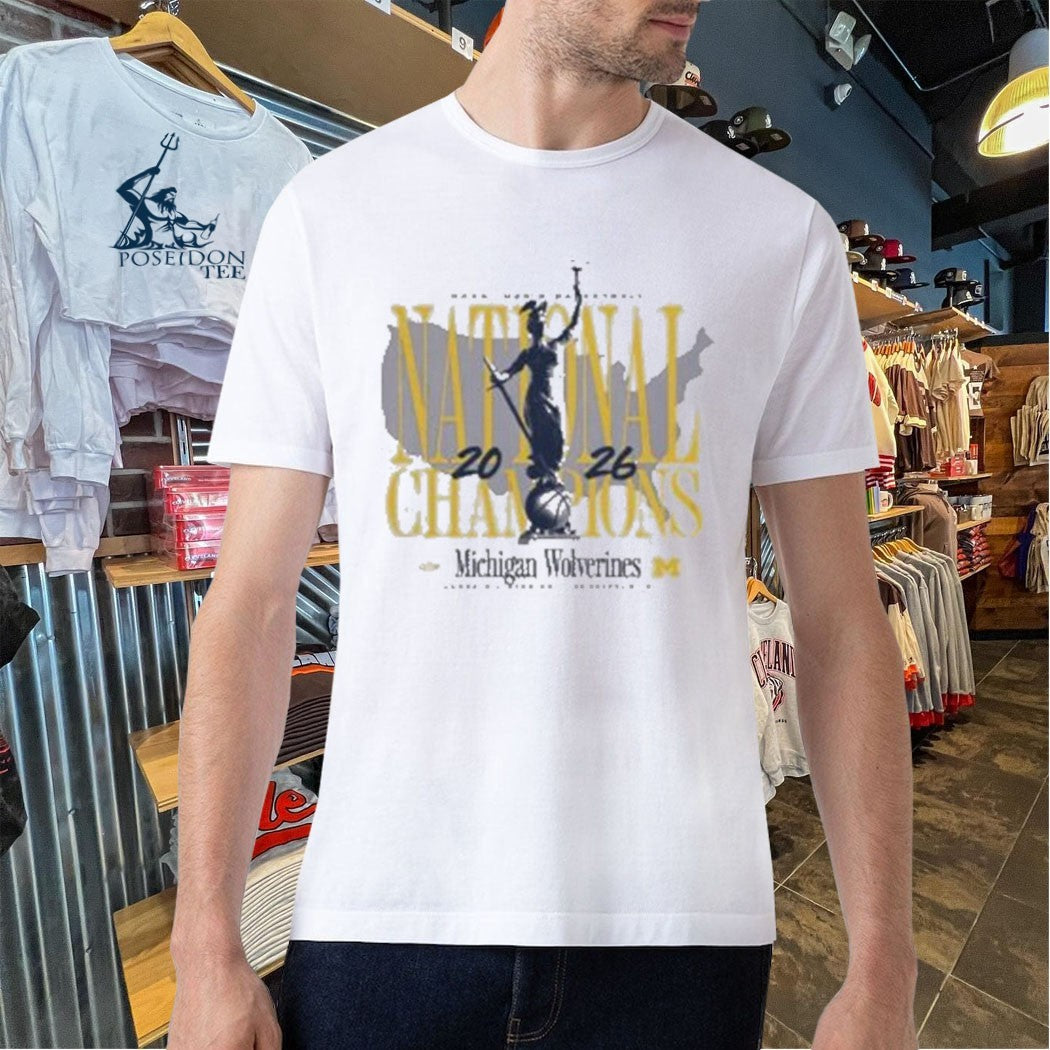2026 Men’s Basketball Michigan Wolverines National Champions T-shirt
