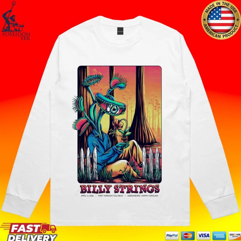 Billy Strings April 14 2026 First Horizon Coliseum In Greensboro Nc T-shirt
